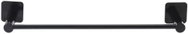 BATHROOM SOLUTIONS towel rail, metal, black, 42.3×7.2×5cm - Towel Rack