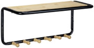 WENKO Věšák, nástěnný, kov, hnědý, 58 × 26 × 26 cm - Coat Hanger