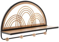 MAURO FERRETTI Věšák, nástěnný, MDF, hnědý, 46 × 15,5 × 30 cm - Coat Hanger