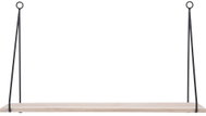 HOME STYLING COLLECTION Loft wall shelf, wood, brown, 50×15×29cm - Shelf