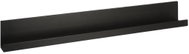 HOME STYLING COLLECTION Small wall shelf, MDF, black, 58×6×6.8cm - Shelf