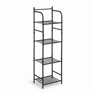 HOME STYLING COLLECTION wall shelf, metal, black, 35×27×115cm - Shelf