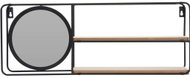 HOME STYLING COLLECTION wall shelf, metal, black, 59×4.7×20cm - Shelf