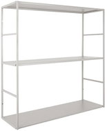 PRESENT TIME Police, nástěnná, kov, šedá, 60 × 60 cm - Shelf