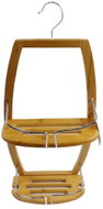 5FIVE SIMPLY SMART Bathroom shower caddy, hanging, 2 tiers, bamboo, brown - Bathroom Shelf