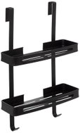 5FIVE SIMPLY SMART Bathroom and shower hanging shelf, 2 tiers, aluminium, black - Bathroom Shelf