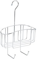 ALLSTAR Martos hanging metal shower shelf, silver, 25.5×11×36cm - Bathroom Shelf