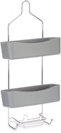 BERILO Polička do koupelny Benna, do sprchy, závěsná, 3 patra, plast, šedá, 28 × 14 × 60 cm - Bathroom Shelf