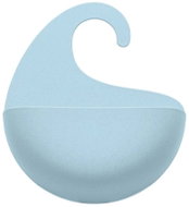 KOZIOL Polička do koupelny Surf, do sprchy, závěsná, plast, modrá, 21,6 × 6,5 × 25,3 cm - Bathroom Shelf
