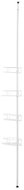 WENKO Dolcedo shower caddy, corner, telescopic, 4 shelves, stainless steel, white - Bathroom Shelf