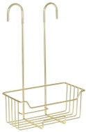 WENKO Milo bath bridge, hanging, stainless steel, gold, 25×14×36cm - Bathroom Shelf