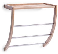 ZELLER Bathroom shelf, bamboo, brown, 38×24×40cm - Bathroom Shelf