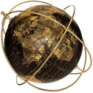 ATMOSPHERA Dekorace, glóbus na zlatém podstavci, průměr 21 cm - Decoration