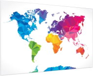 LIOX Colour geometric map, 90 × 60 cm - Painting