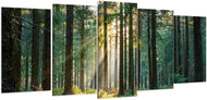 LIOX Silent forest, 250 × 110 cm, five-piece - Painting