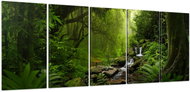 LIOX Rainforest painting, 100 × 40 cm, five-piece - Painting