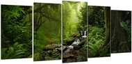 LIOX Rainforest painting, 150 × 70 cm, five-piece - Painting