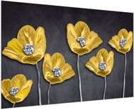 LIOX Painting yellow flowers, 150 × 100 cm - Painting