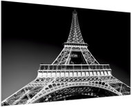 LIOX Black and white painting Eiffel Tower, 100 × 65 cm - Painting