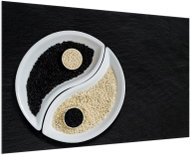 LIOX Kitchen picture yin yang, 150 × 100 cm - Painting
