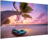 LIOX Tropical paradise painting, 90 × 60 cm - Painting