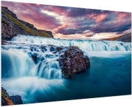 LIOX Painting waterfalls Island, 150 × 100 cm - Painting