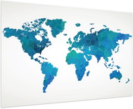 LIOX World map wall painting, 40 × 25 cm - Painting