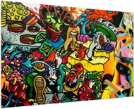 LIOX Street graffiti painting, 150 × 100 cm - Painting