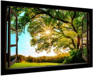 LIOX Large wishing tree picture, 40 × 25 cm - Painting