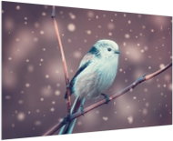 LIOX Picture of a tit on a branch, 150 × 100 cm - Painting