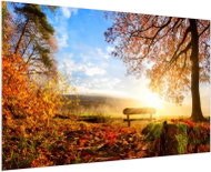 LIOX Painting magical autumn scene, 150 × 100 cm - Painting