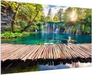 LIOX Painting of a national park in Croatia, 60 × 40 cm - Painting