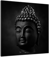 LIOX Buddha head painting, 40 × 40 cm - Painting