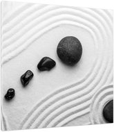 LIOX Zen meditation stones, 60 × 60 cm - Painting