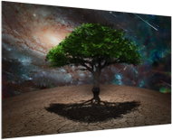 LIOX Painting tree of life in space, 60 × 40 cm - Painting