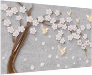 LIOX Abstract painting tree with flowers, 150 × 100 cm - Painting