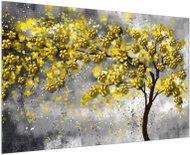 LIOX Painting tree with yellow flowers, 60 × 40 cm - Painting
