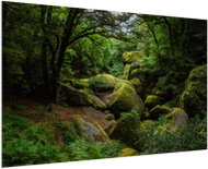 LIOX Painting stones in the forest, 90 × 60 cm - Painting