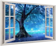 LIOX Window tree in the magic forest, 150 × 100 cm - Painting