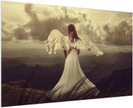 LIOX Picture of an angel in the mountains, 60 × 40 cm - Painting