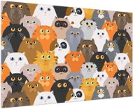 LIOX Painting cat poster, 40 × 25 cm - Painting