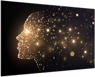 LIOX Painting glowing human face, 90 × 60 cm - Painting