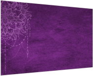 LIOX Purple mandala painting, 60 × 40 cm - Painting