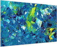 LIOX Painting blue-yellow abstraction, 90 × 60 cm - Painting