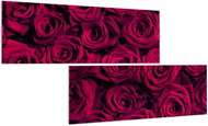 LIOX Red roses, 120 × 60 cm, two-piece - Painting
