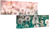 LIOX Dandelions on canvas, 160 × 80 cm, two-piece - Painting