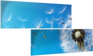 LIOX Dandelion in blue sky, 160 × 80 cm, two-piece - Painting