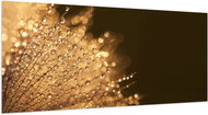 LIOX Painting golden dew drops, 120 × 55 cm - Painting