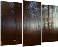 LIOX Painting dark forest, 90 × 60 cm, three-part - Painting