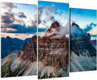 LIOX Frozen summit, 60 × 40 cm, three-piece - Painting